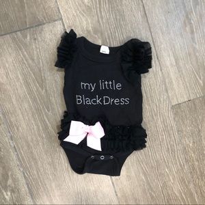 Baby girl’s very first black dress 🖤💕